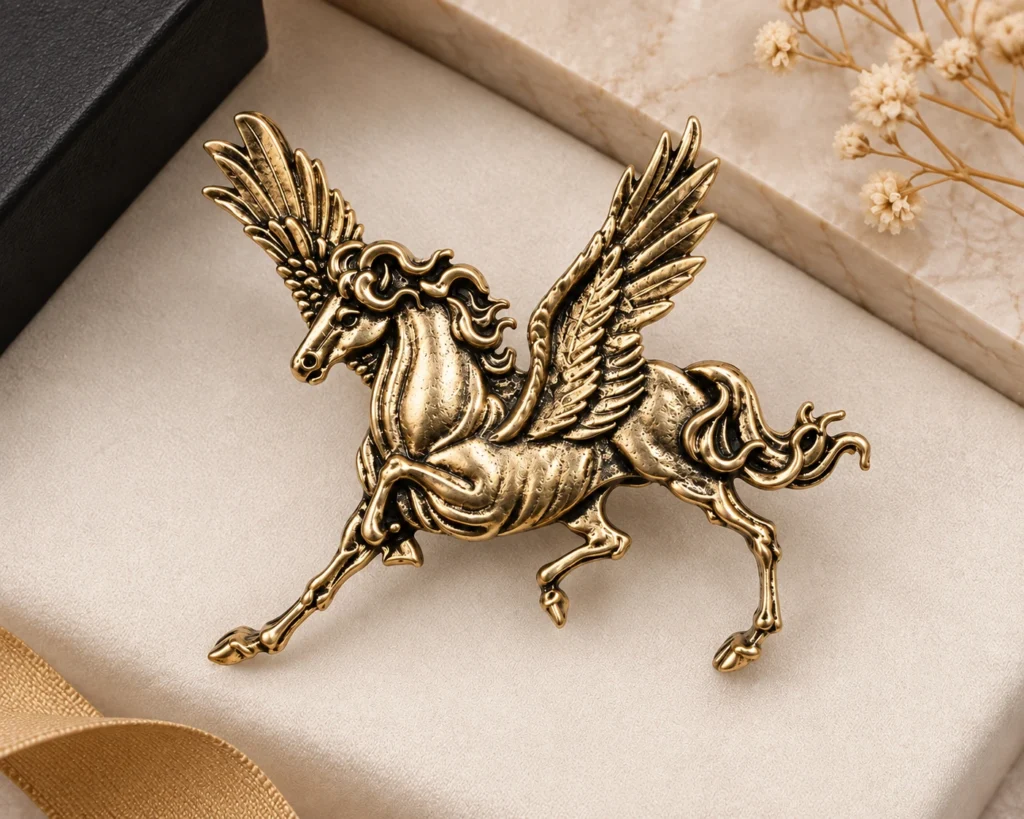 Royal Pegasus Designer Brooch