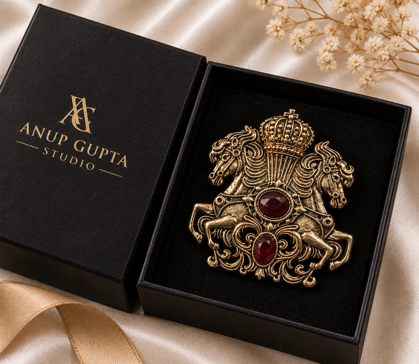 Royal Crest Designer Brooch