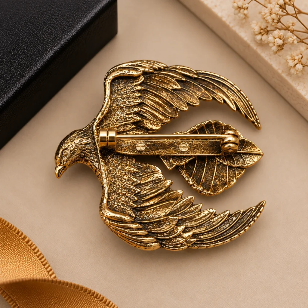 Imperial Eagle Designer Brooch