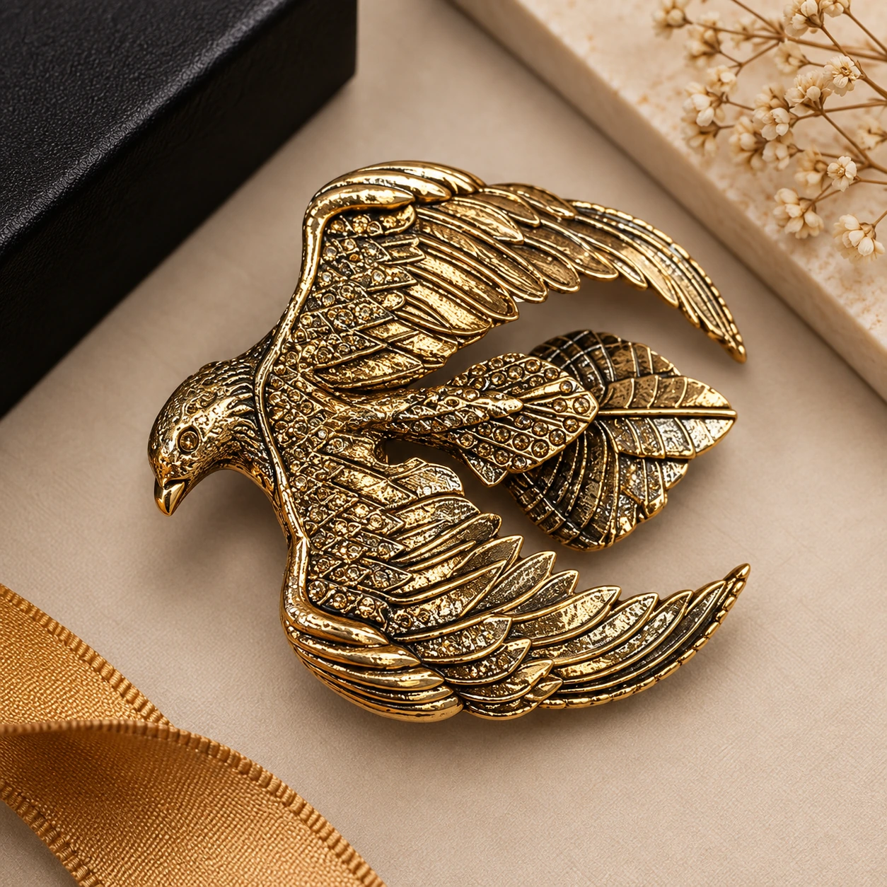 Imperial Eagle Designer Brooch
