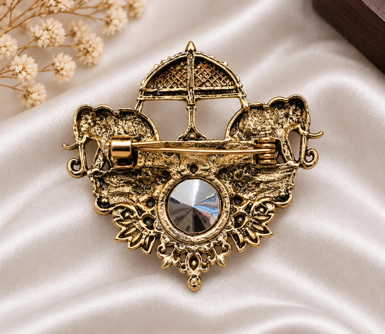 Ornamental Paisley Designer Brooch