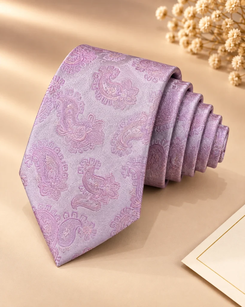 Signature Designer Tie & Pocket Square Set 03