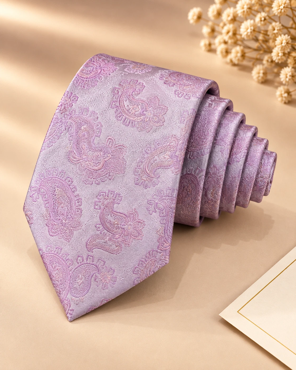 Signature Designer Tie & Pocket Square Set 03
