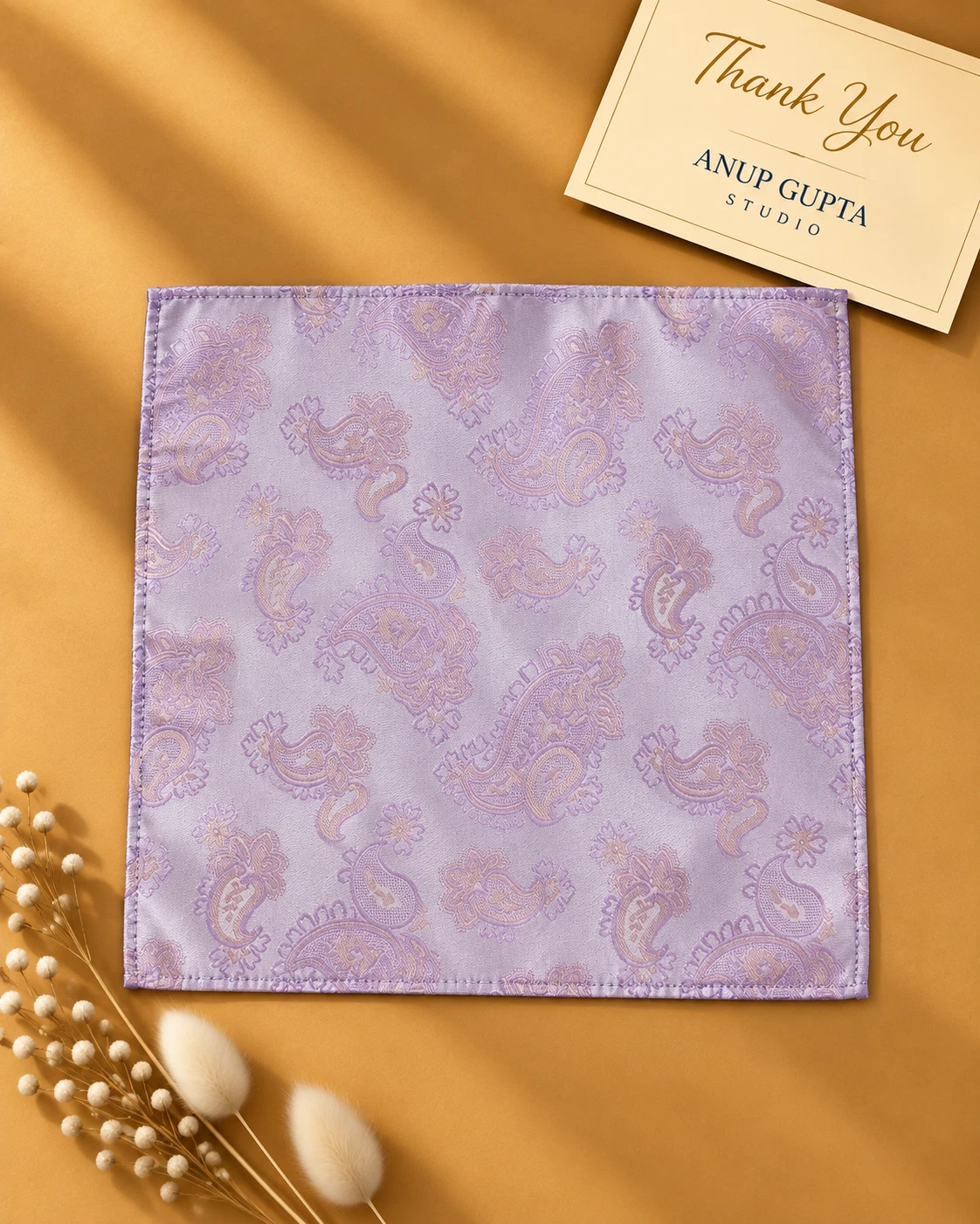 Signature Designer Tie & Pocket Square Set 03