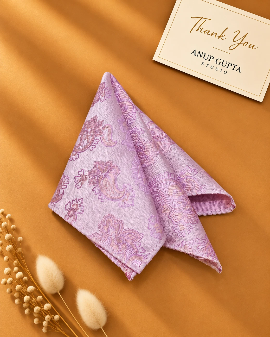 Signature Designer Tie & Pocket Square Set 03