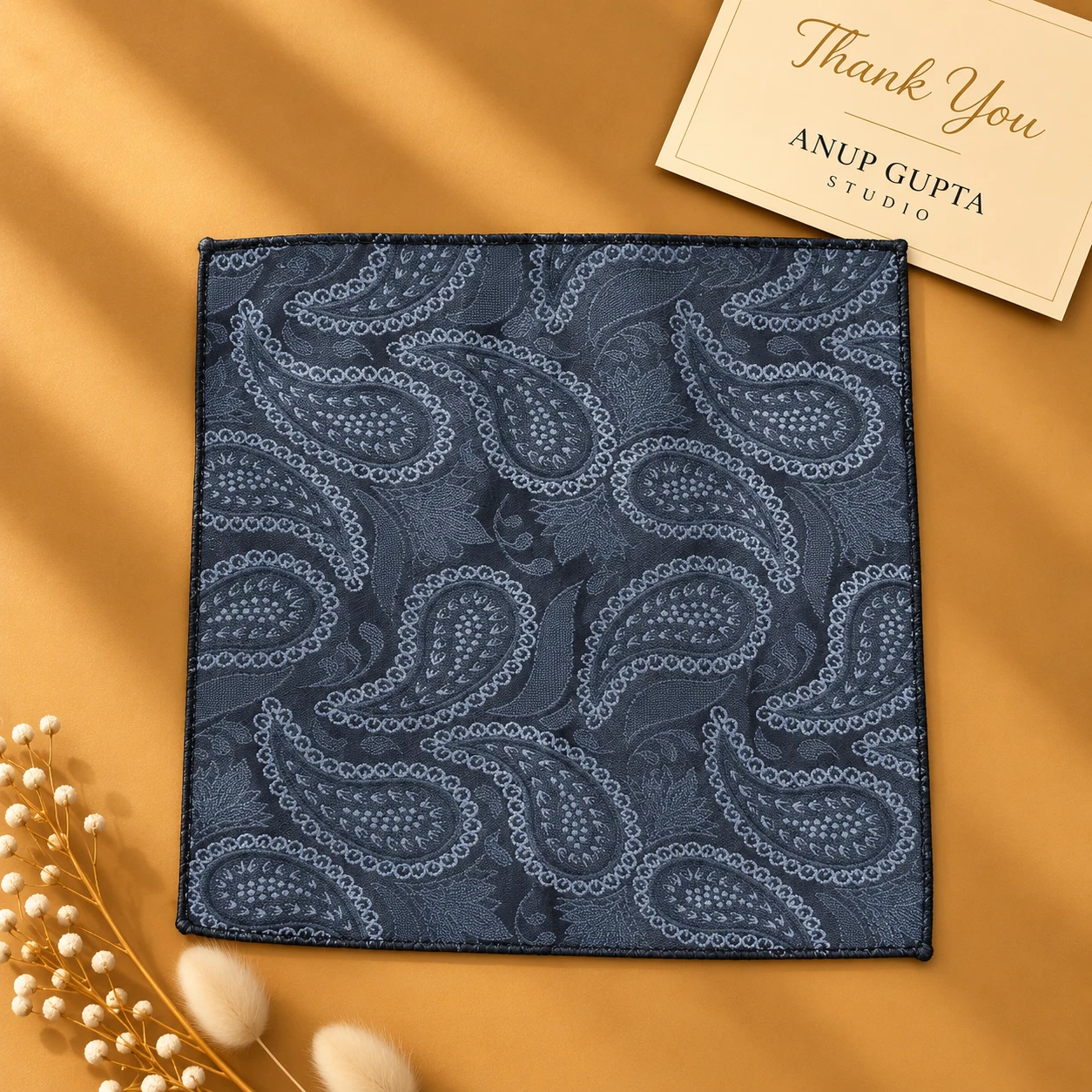 Signature Designer Tie & Pocket Square Set 04