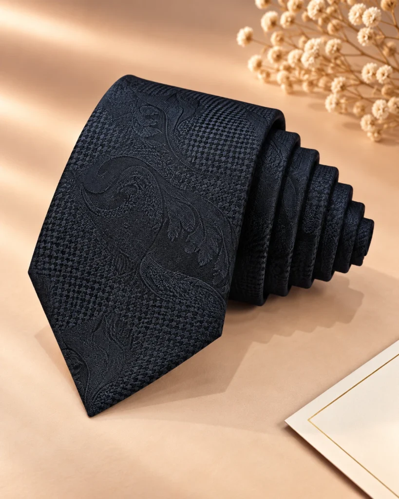 Signature Designer Tie & Pocket Square Set 05
