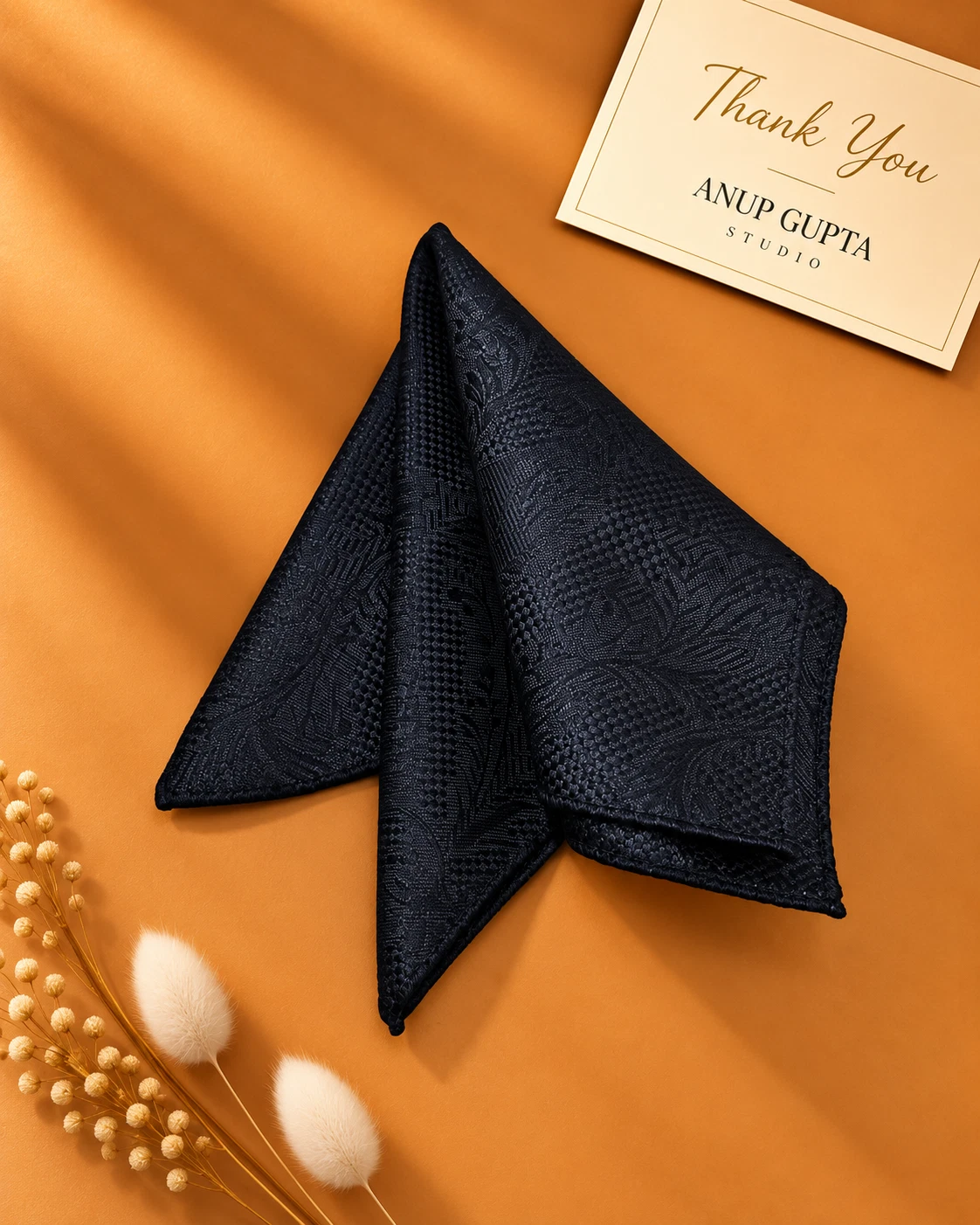 Signature Designer Tie & Pocket Square Set 05