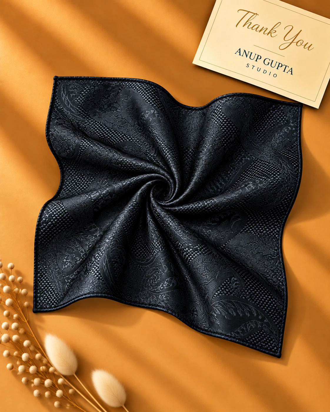 Signature Designer Tie & Pocket Square Set 05