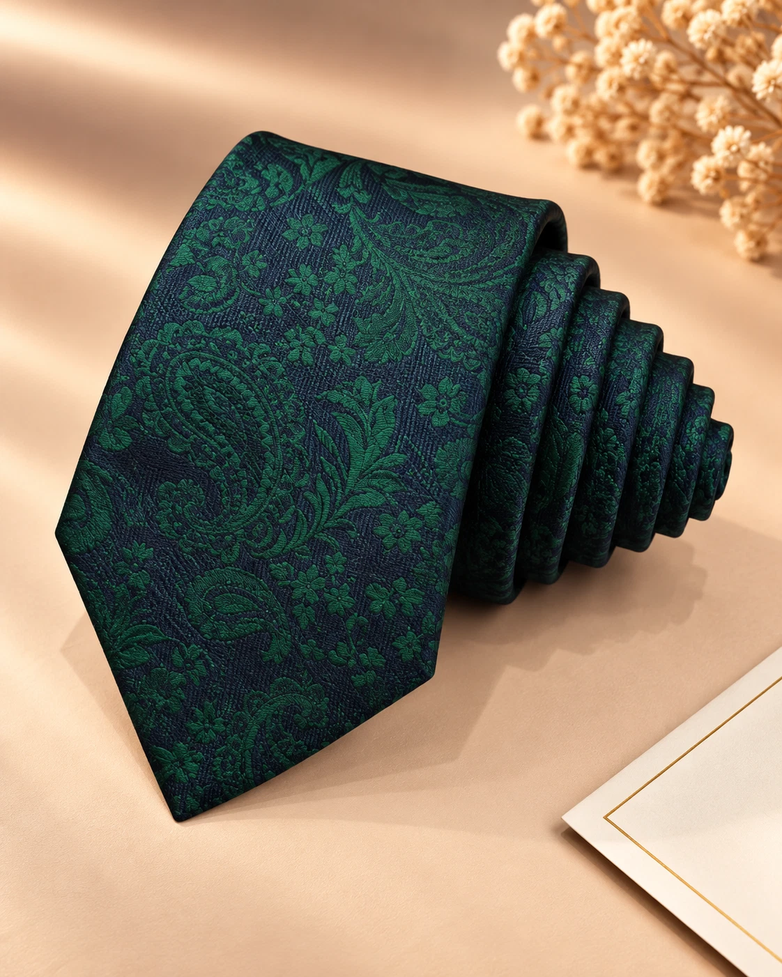 Signature Designer Tie & Pocket Square Set 06
