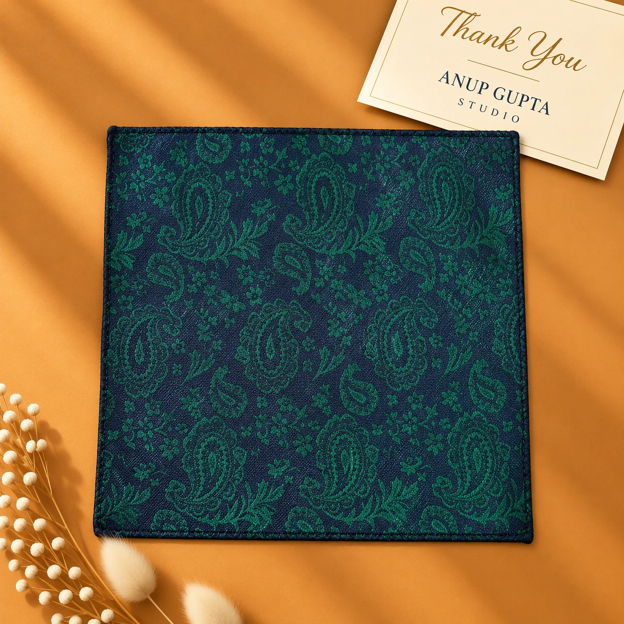 Signature Designer Tie & Pocket Square Set 06