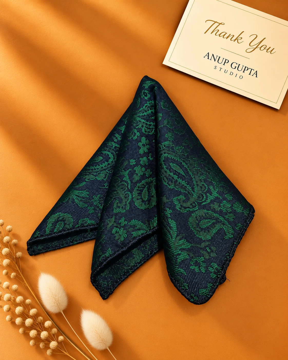 Signature Designer Tie & Pocket Square Set 06