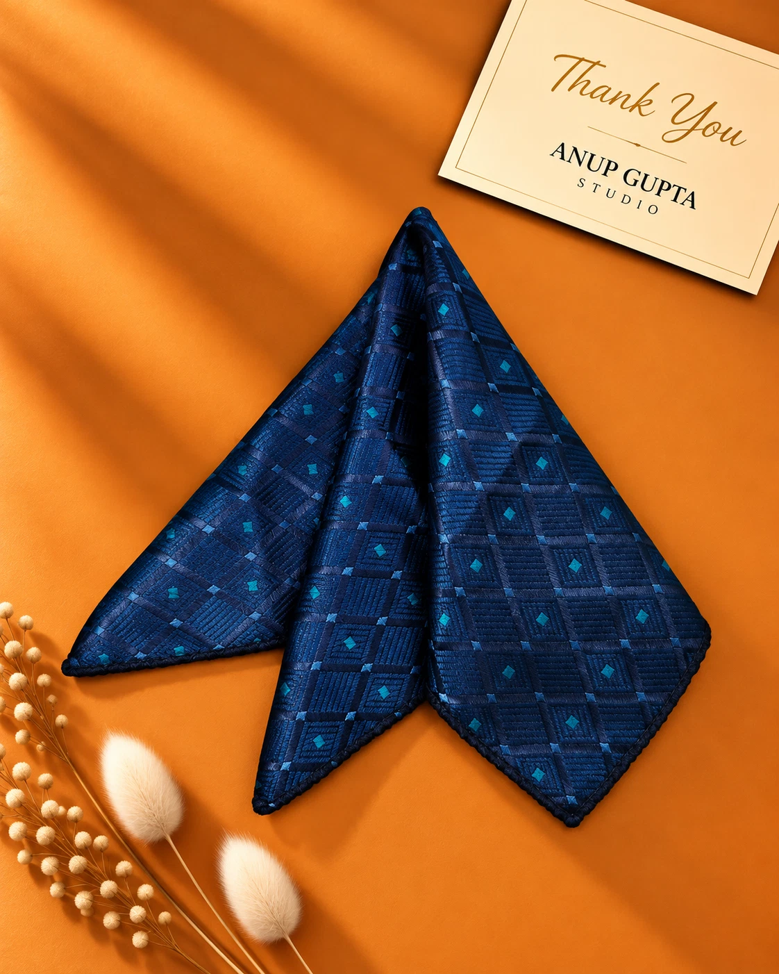 Signature Designer Tie & Pocket Square Set 10