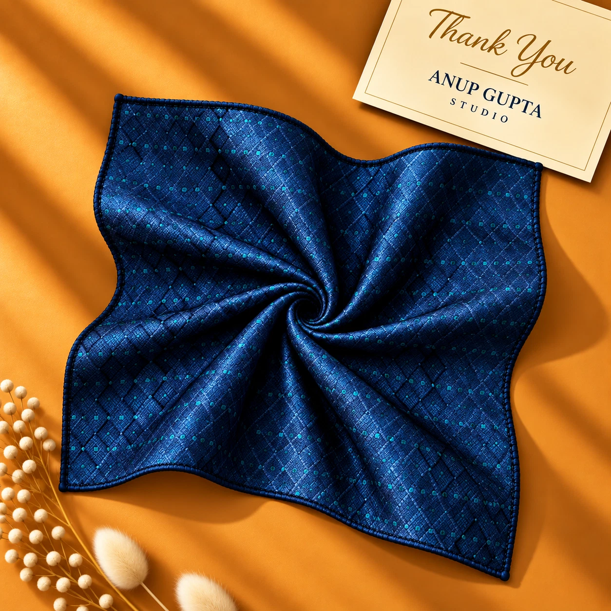 Signature Designer Tie & Pocket Square Set 10