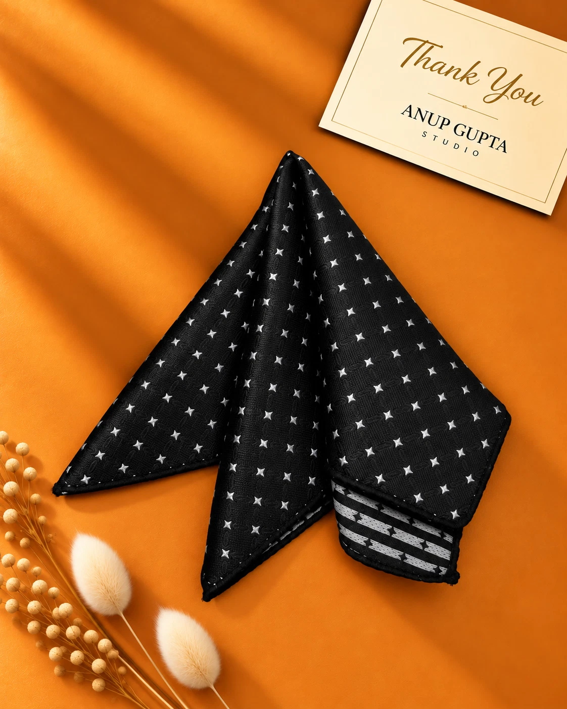 Signature Designer Tie & Pocket Square Set 11