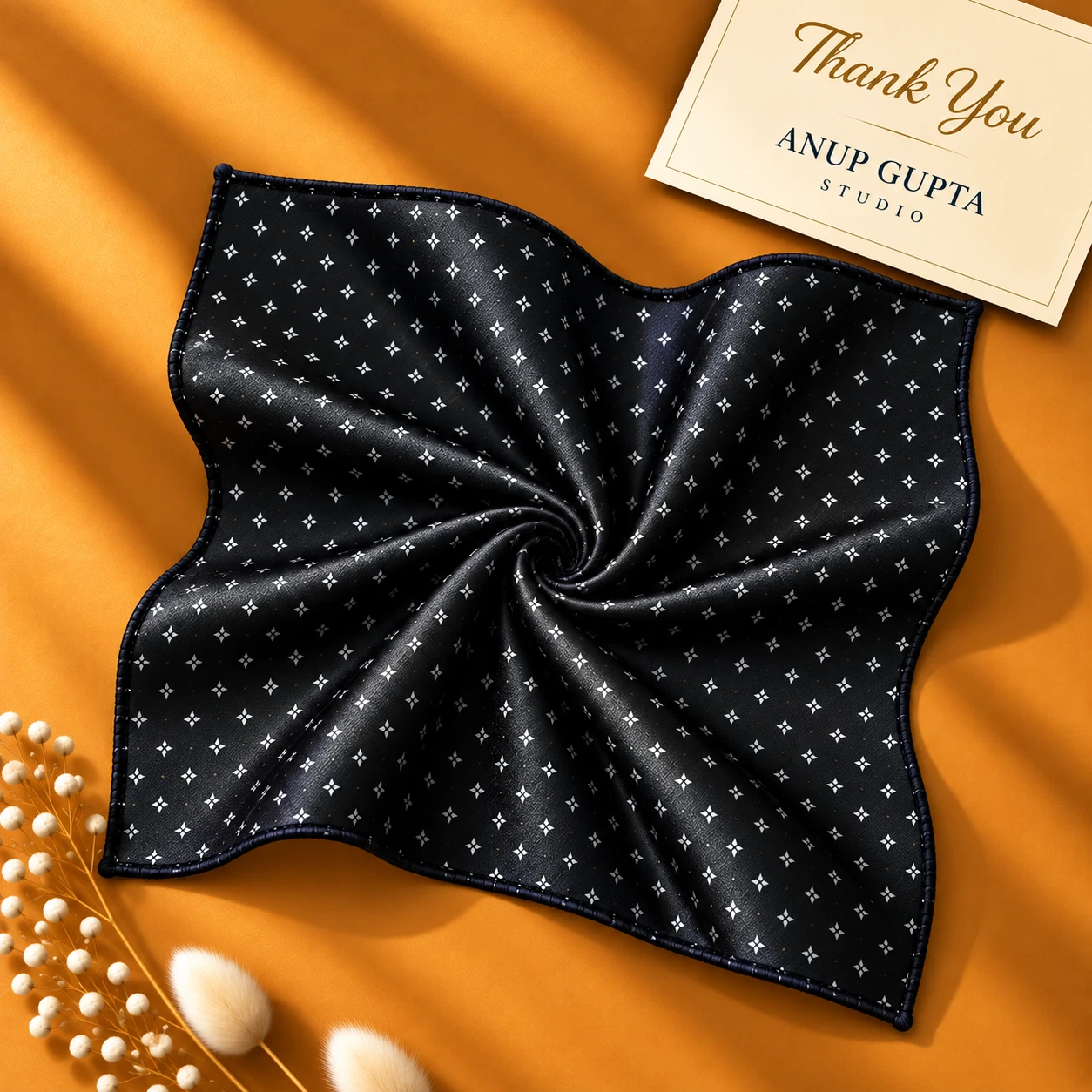 Signature Designer Tie & Pocket Square Set 11