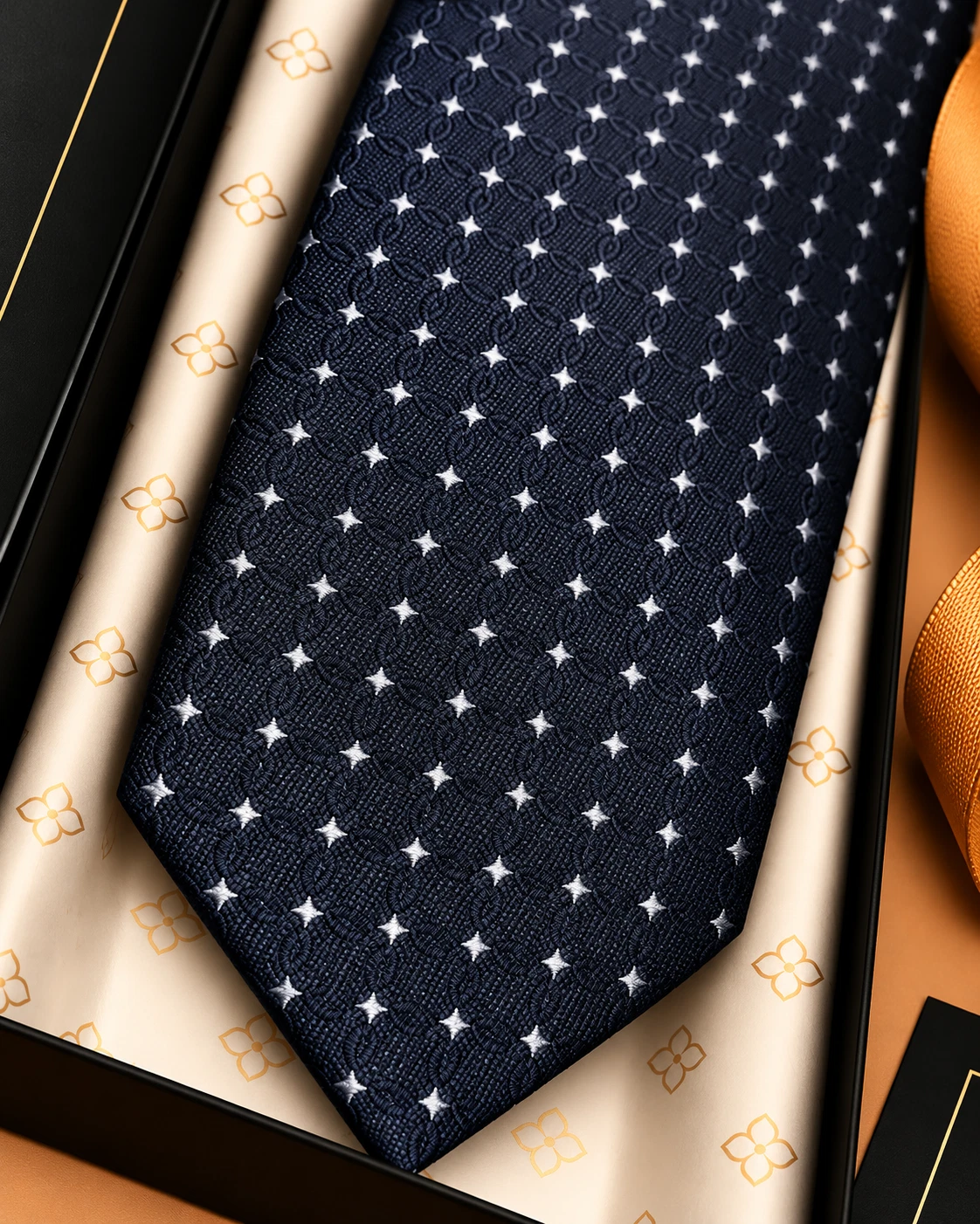 Signature Designer Tie & Pocket Square Set 11