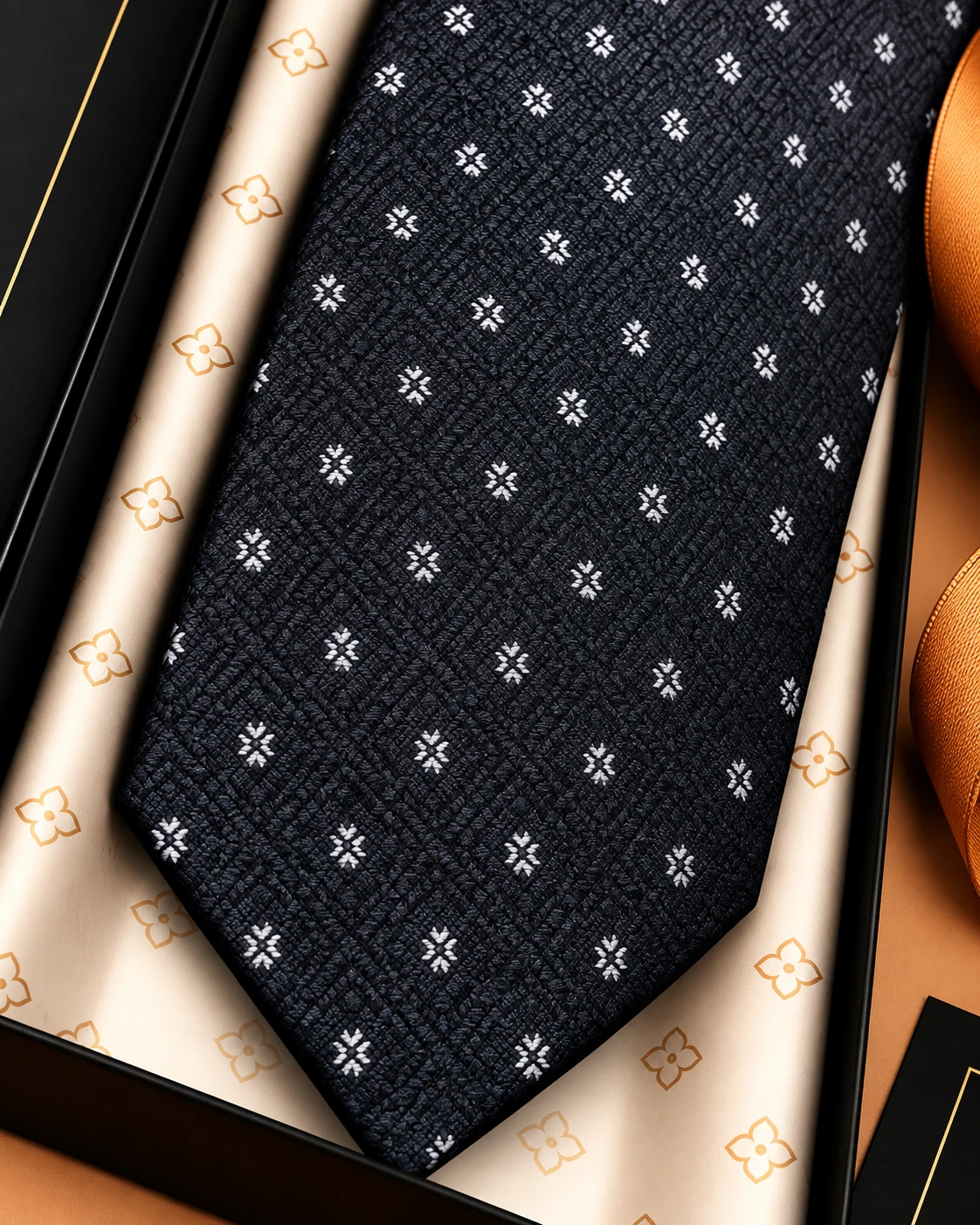 Signature Designer Tie & Pocket Square Set 12
