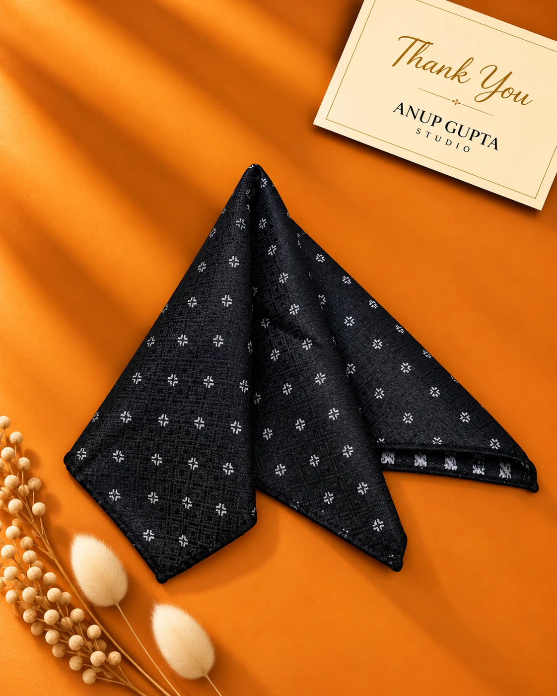 Signature Designer Tie & Pocket Square Set 12