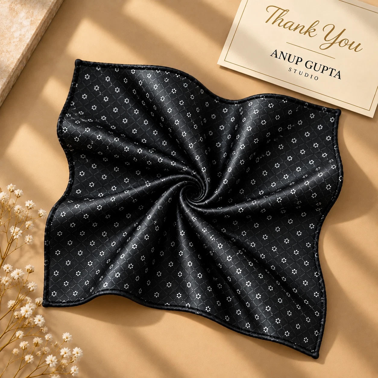 Signature Designer Tie & Pocket Square Set 12