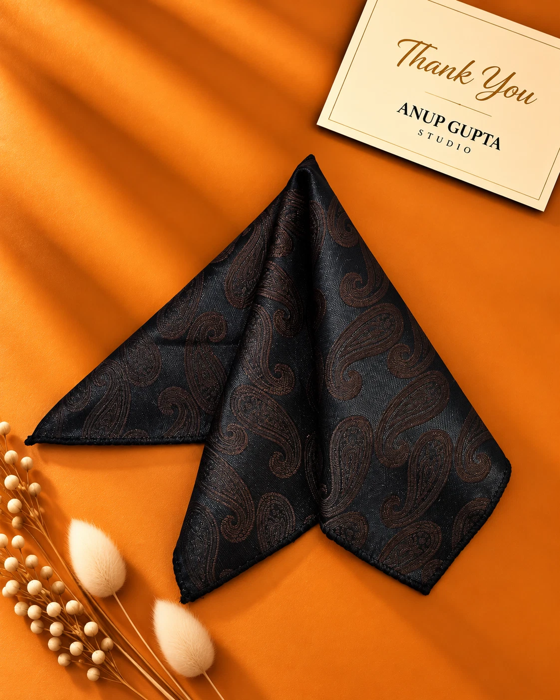 Signature Designer Tie & Pocket Square Set 13