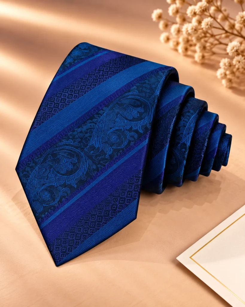 Signature Designer Tie & Pocket Square Set 14