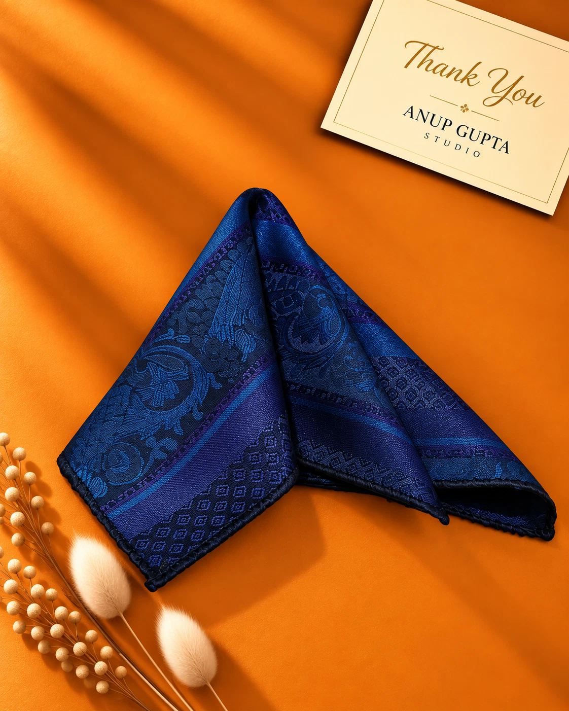 Signature Designer Tie & Pocket Square Set 14