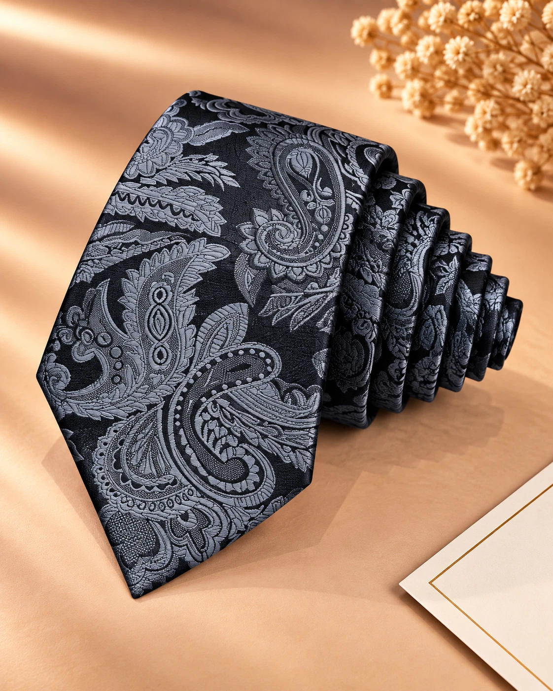 Signature Designer Tie & Pocket Square Set 15