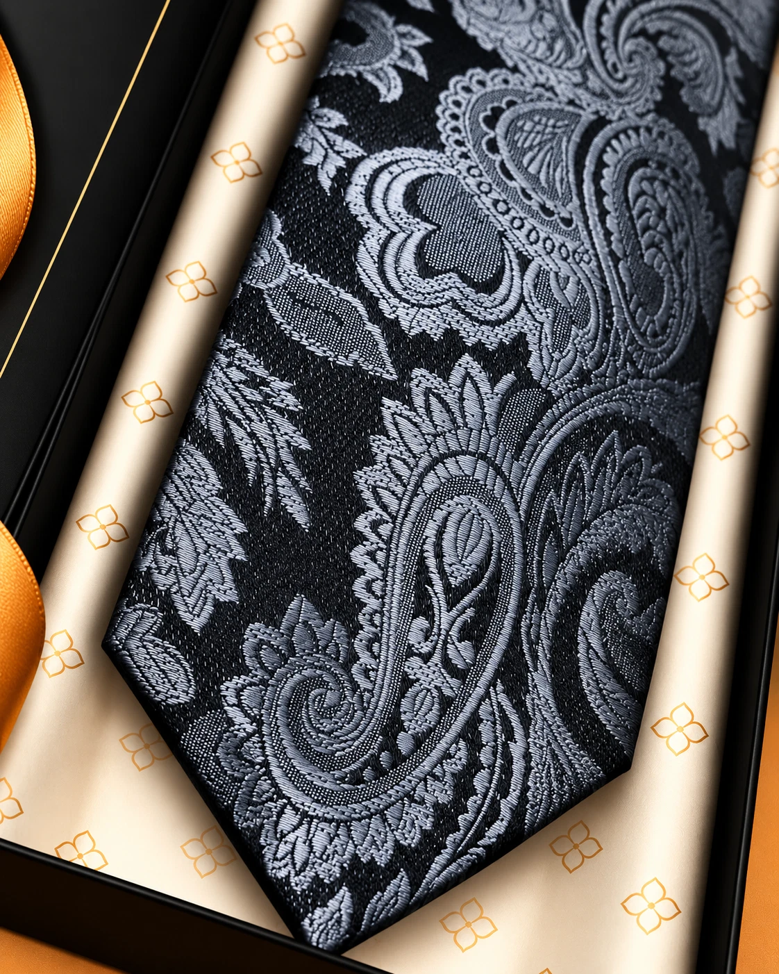 Signature Designer Tie & Pocket Square Set 15