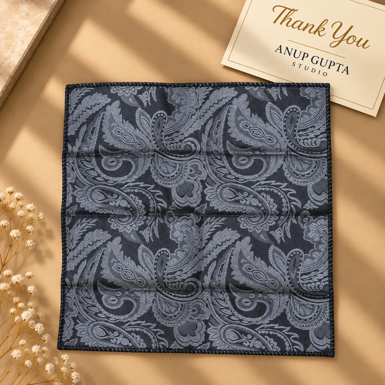 Signature Designer Tie & Pocket Square Set 15