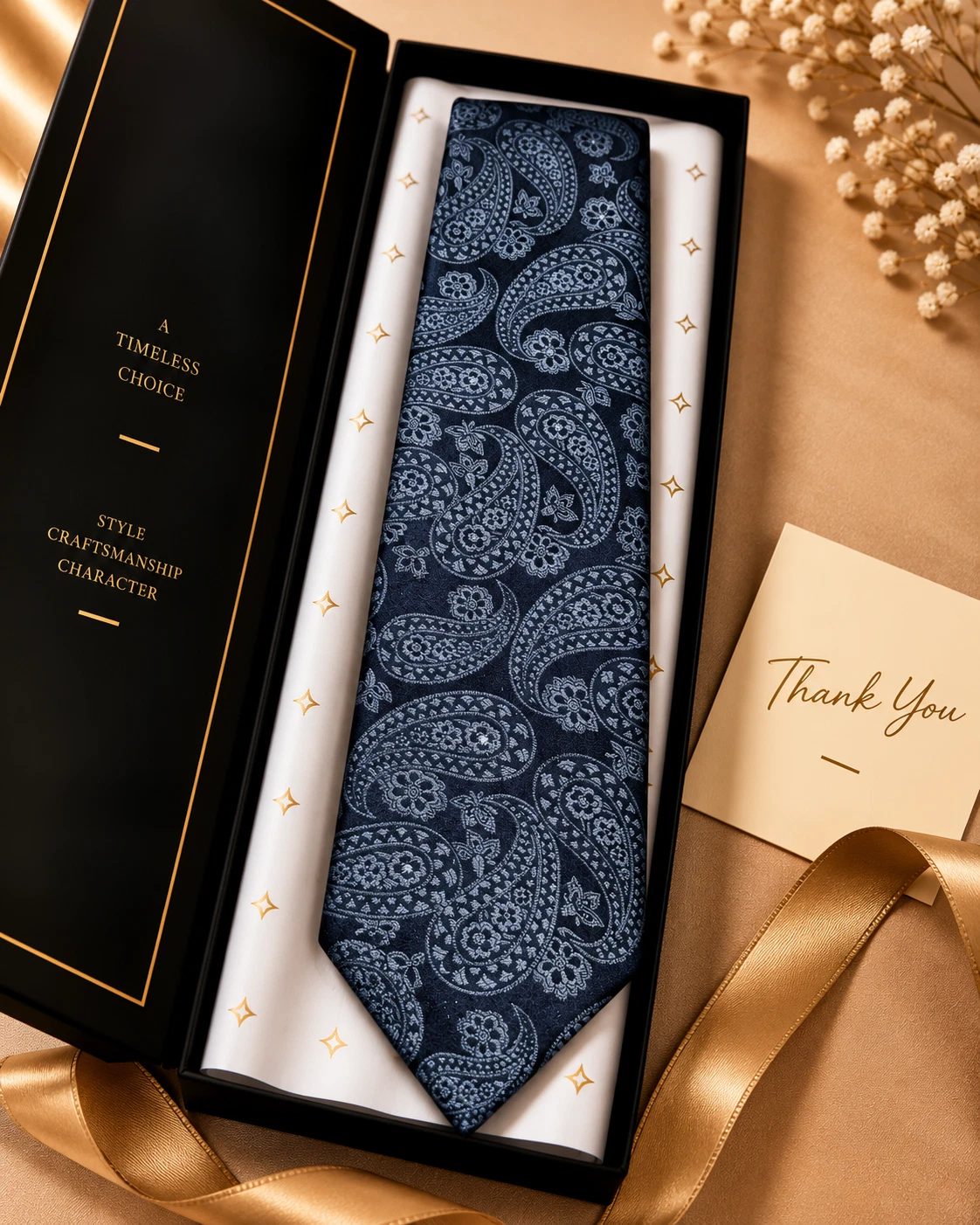 Signature Designer Tie & Pocket Square Set 16