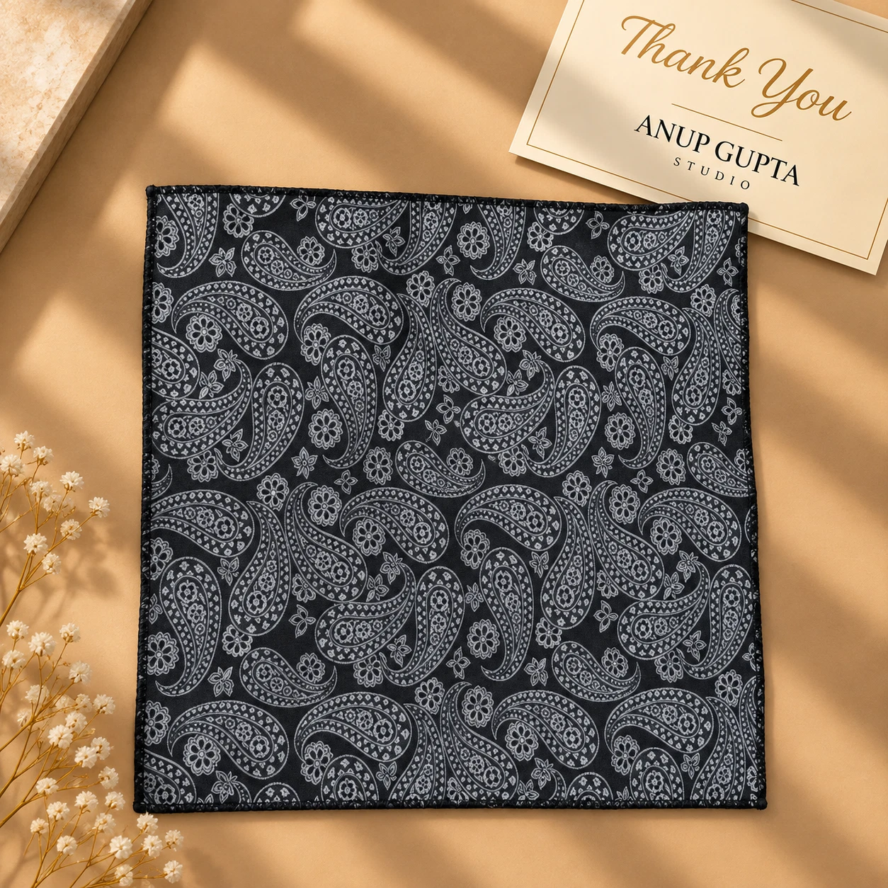 Signature Designer Tie & Pocket Square Set 16