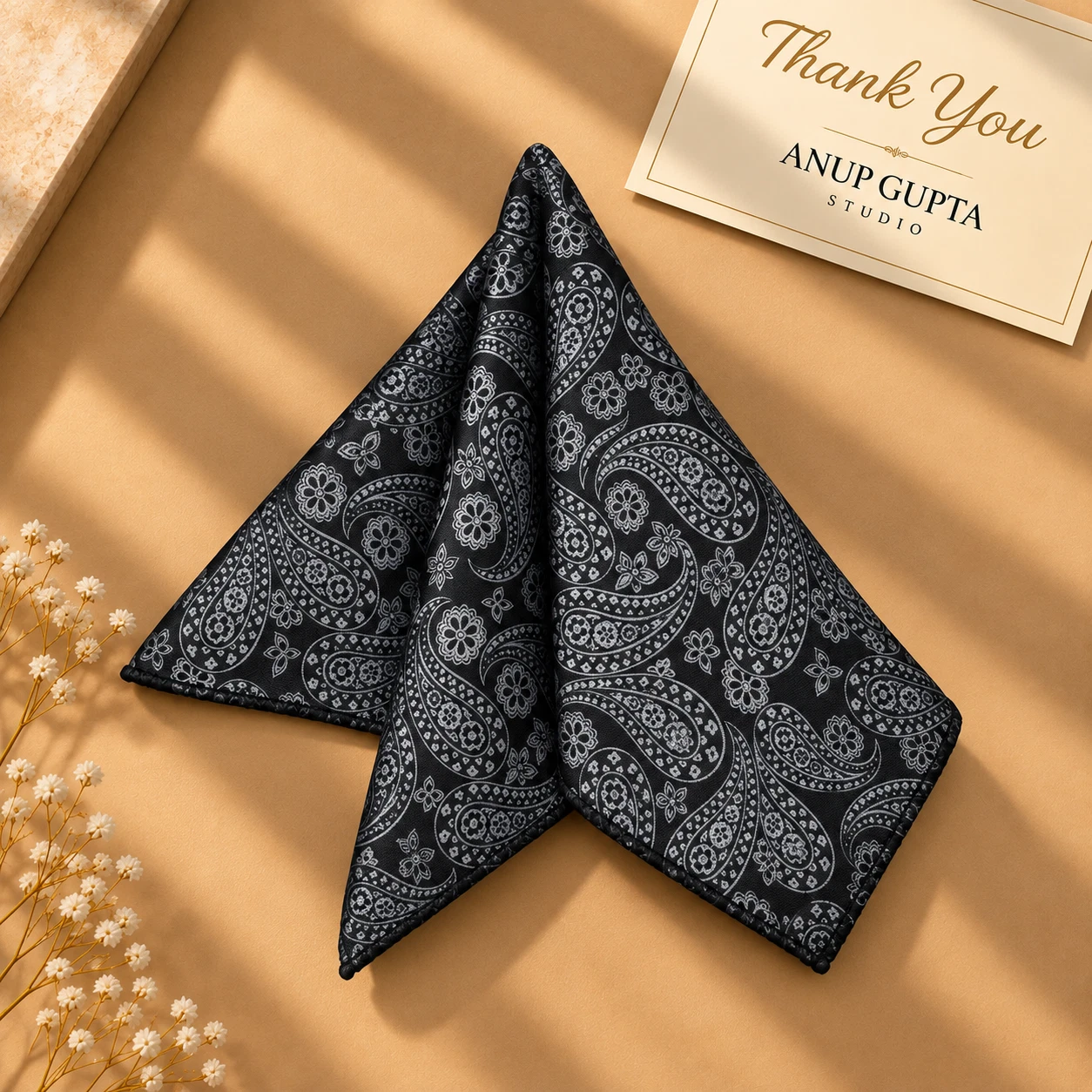 Signature Designer Tie & Pocket Square Set 16