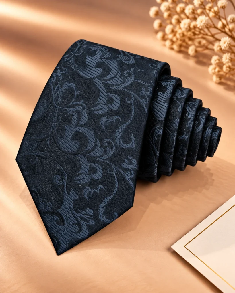 Signature Designer Tie & Pocket Square Set 17