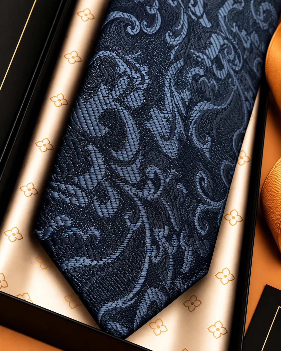 Signature Designer Tie & Pocket Square Set 17