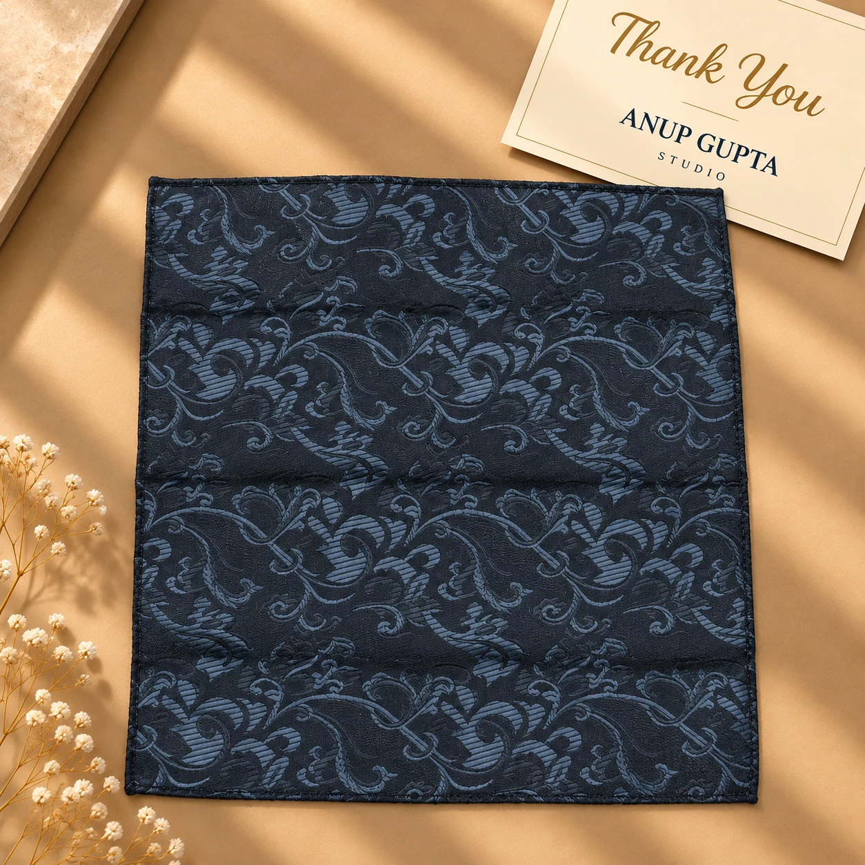 Signature Designer Tie & Pocket Square Set 17