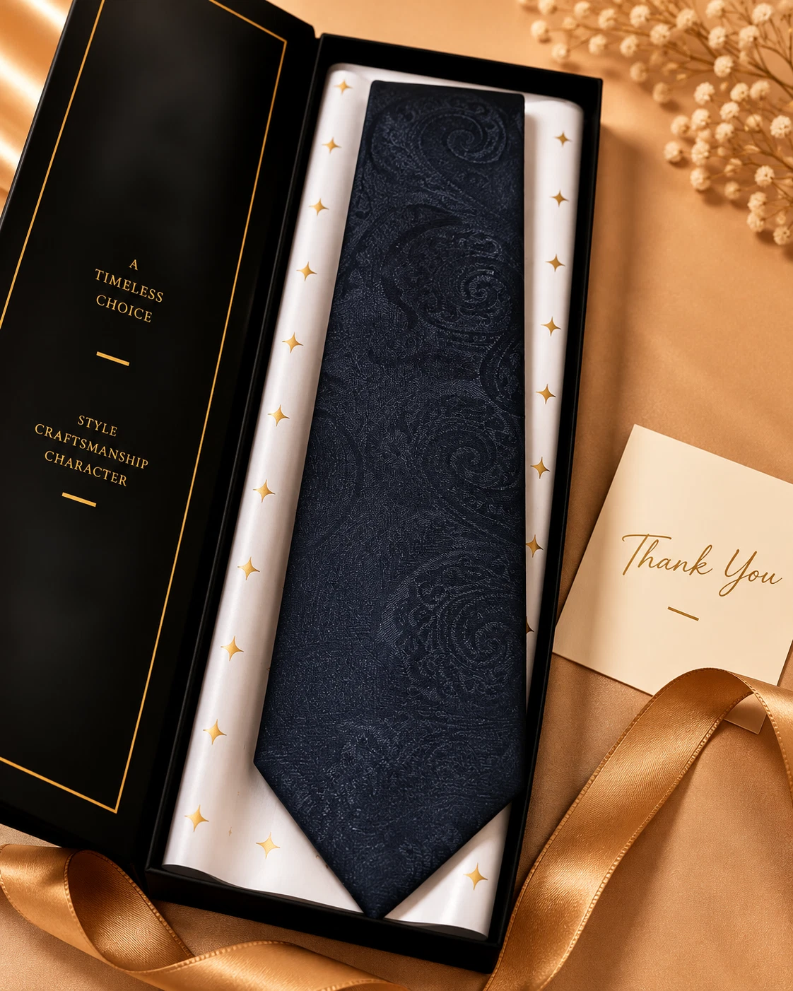 Signature Designer Tie & Pocket Square Set 18