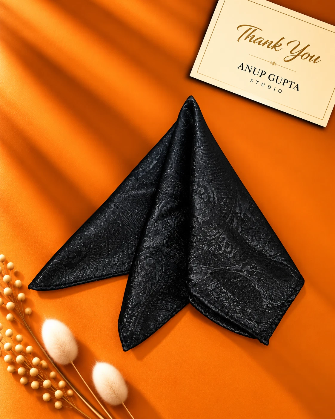 Signature Designer Tie & Pocket Square Set 18
