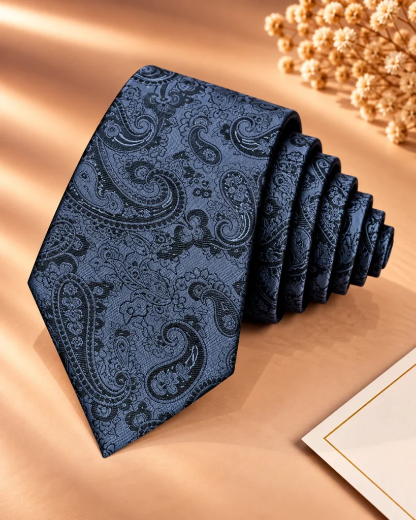 Signature Designer Tie & Pocket Square Set 19