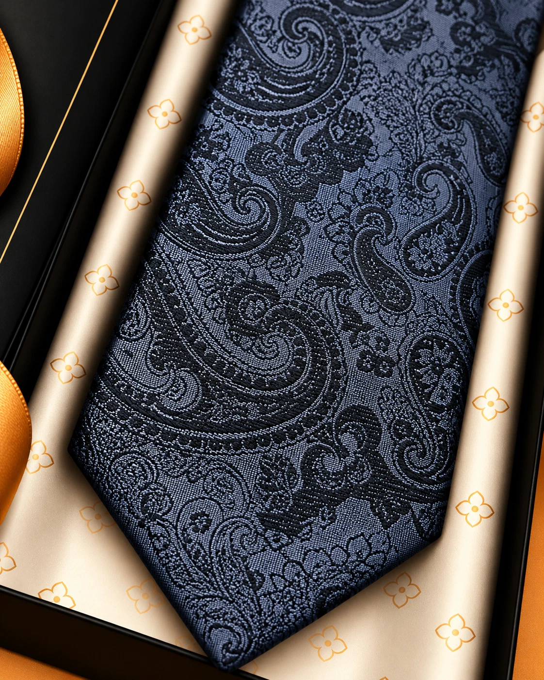 Signature Designer Tie & Pocket Square Set 19