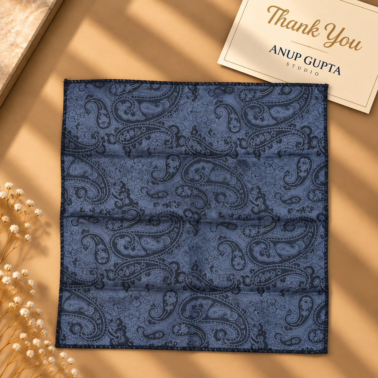Signature Designer Tie & Pocket Square Set 19