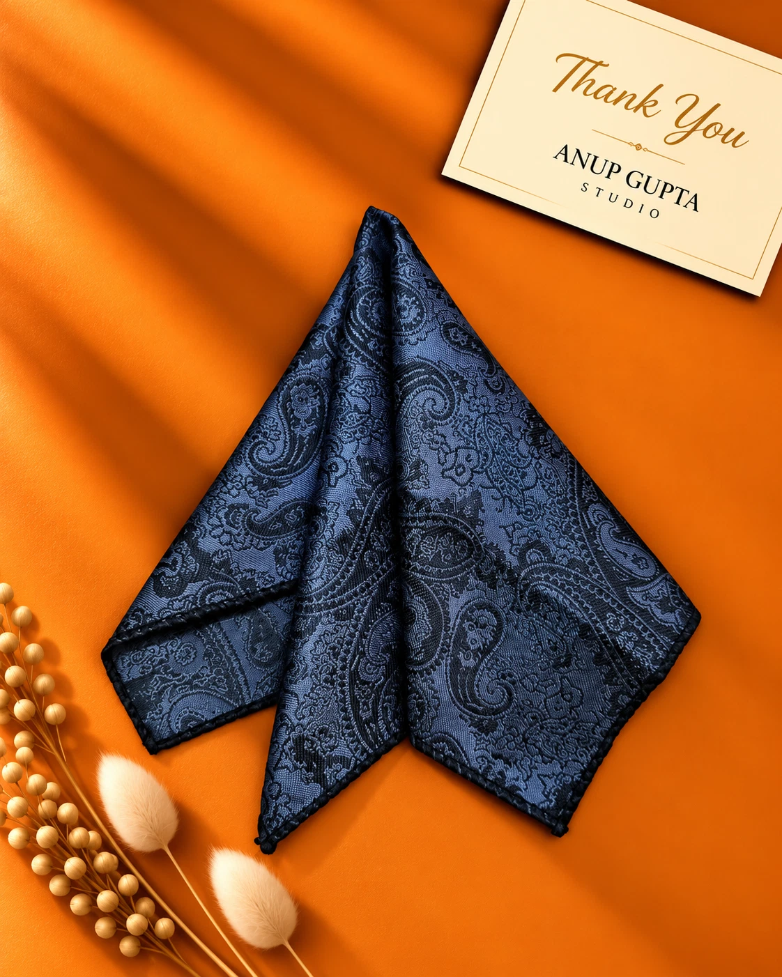 Signature Designer Tie & Pocket Square Set 19