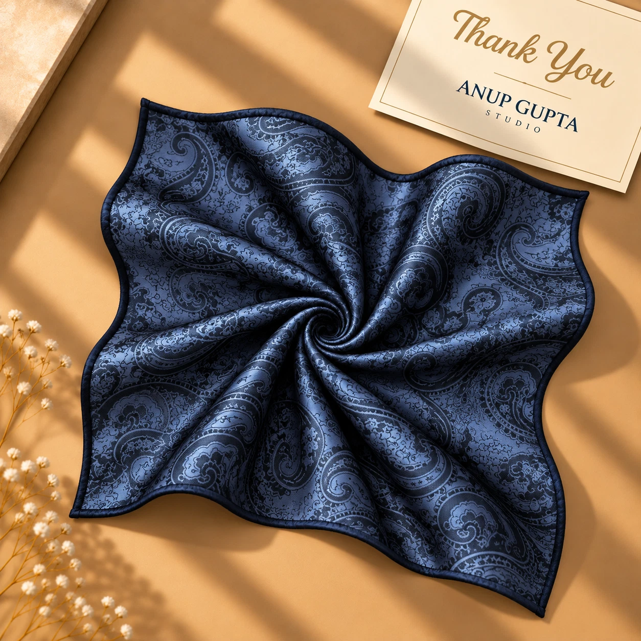 Signature Designer Tie & Pocket Square Set 19