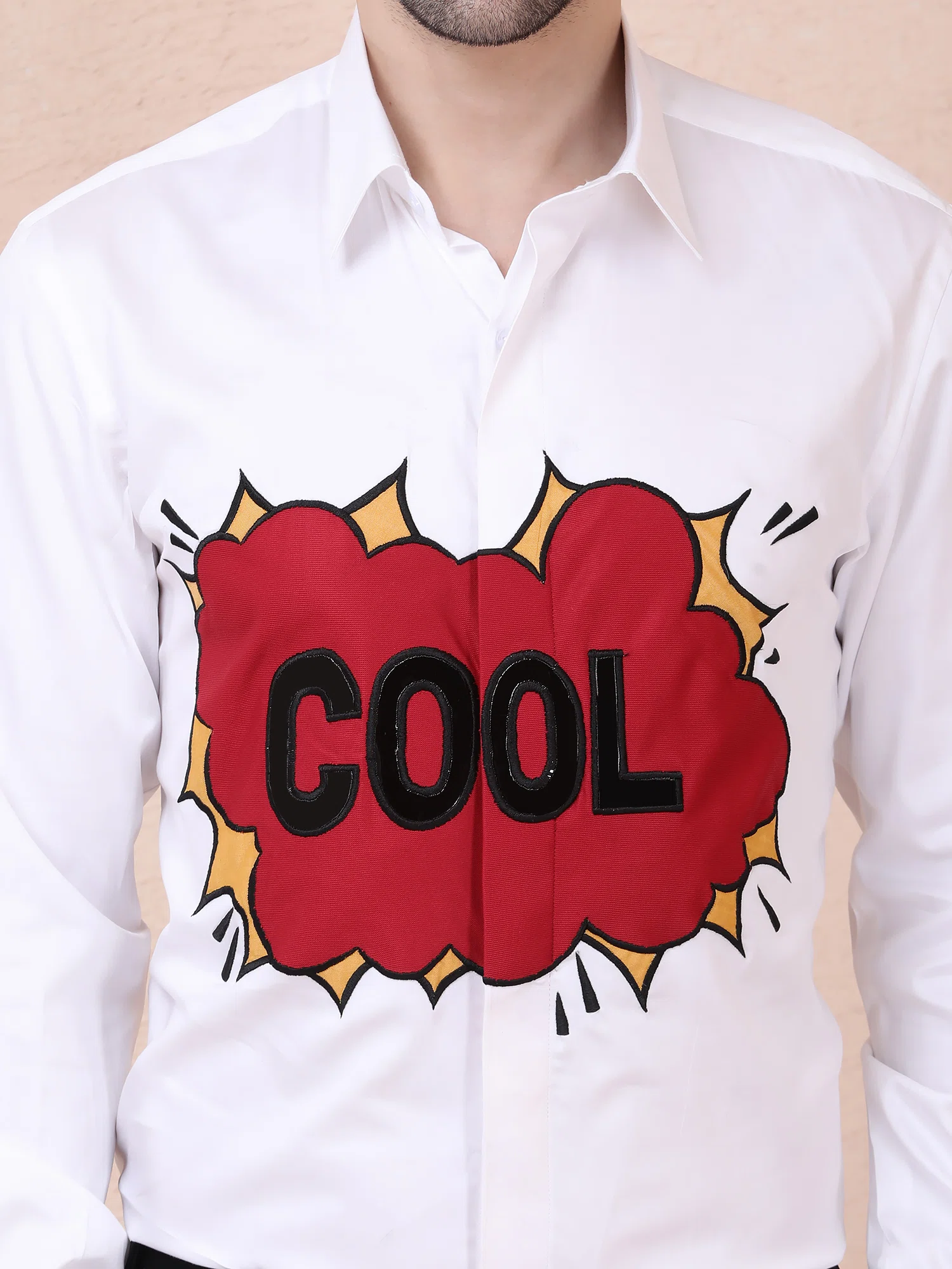 POP COOL – DESIGNER SHIRT – WHITE
