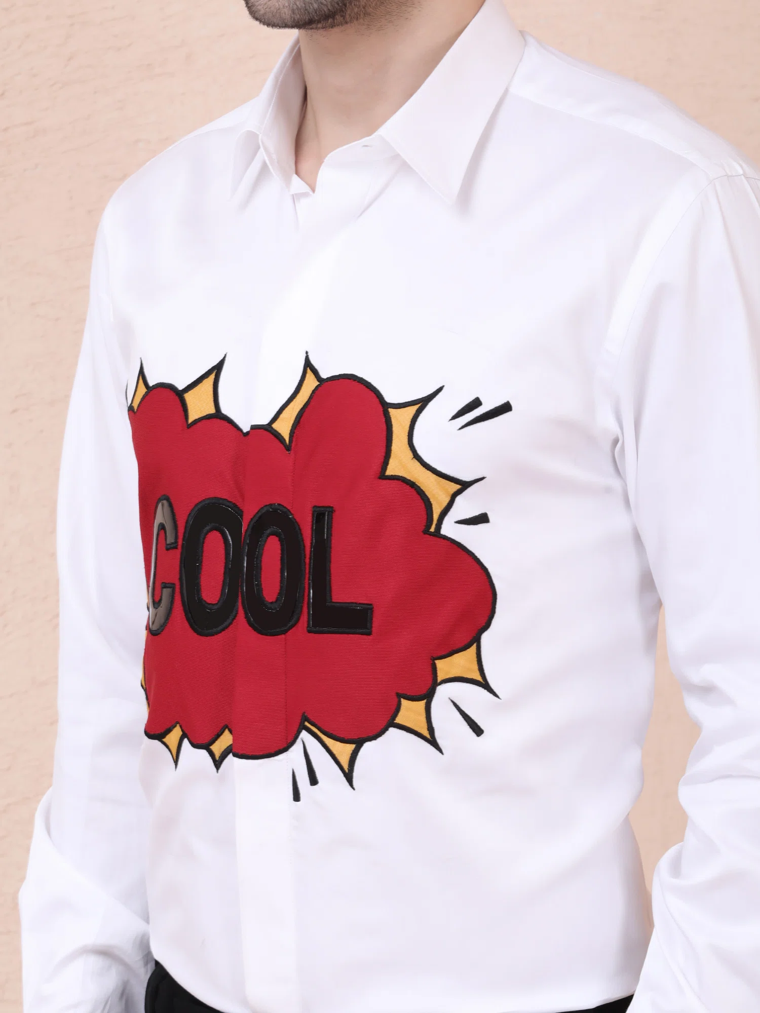 POP COOL – DESIGNER SHIRT – WHITE