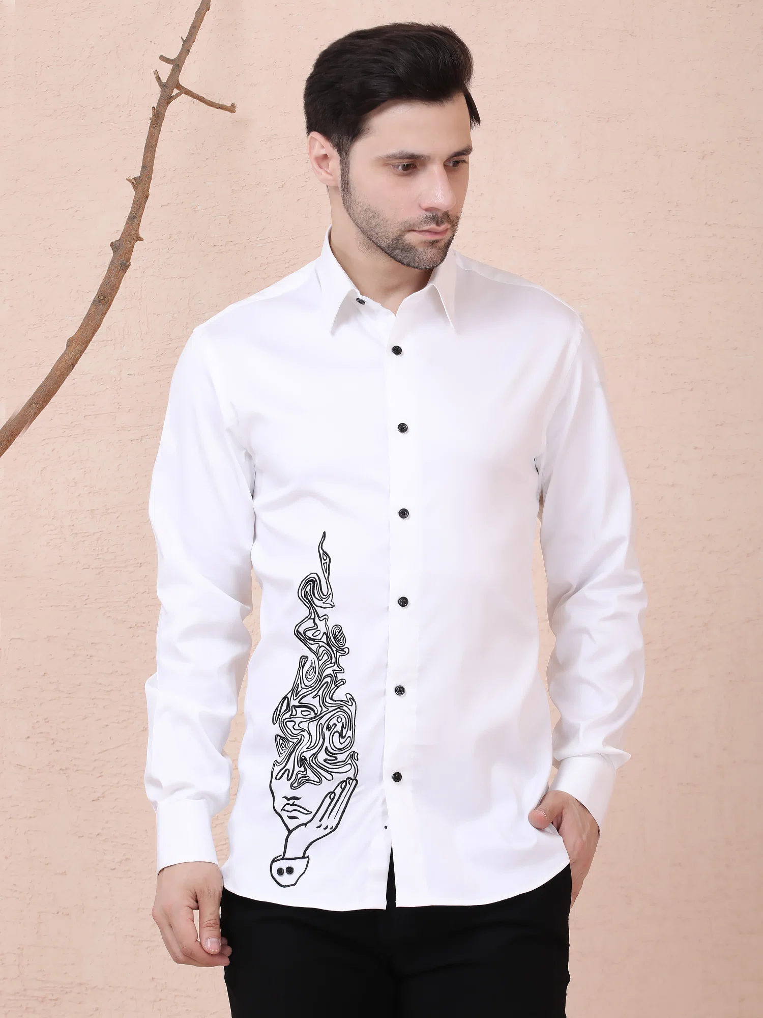 ARTIST’S MUSE – DESIGNER SHIRT – WHITE
